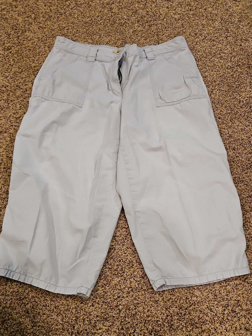 Covington Light Gray Capri Pants for Women